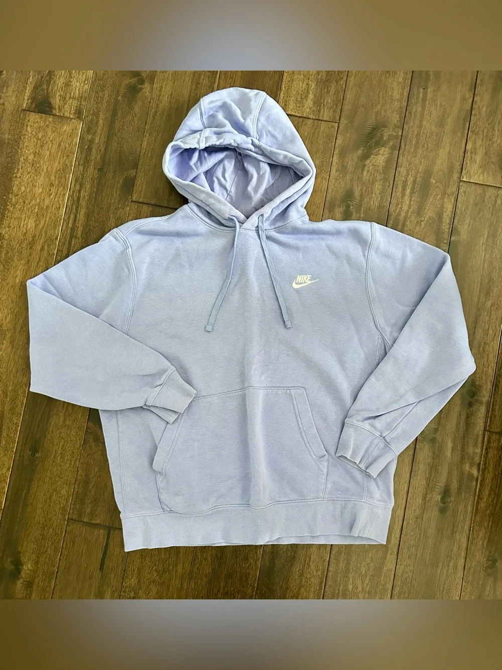 Nike Women’s Lavender Pullover Hoodie Size Large Embroidered Swoosh